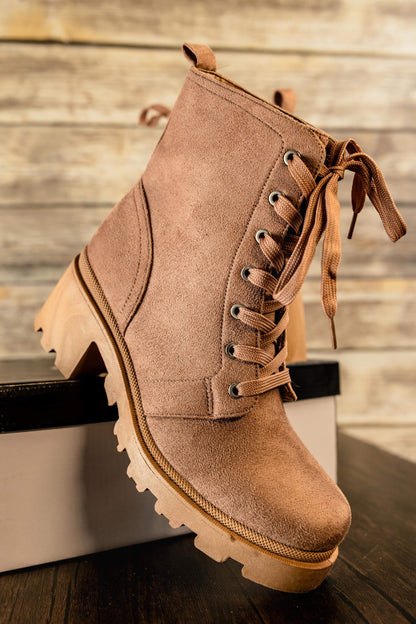 Virgina Lace Up Bootie