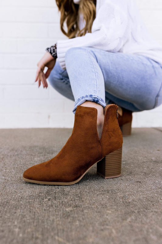 Irene Bootie in Camel