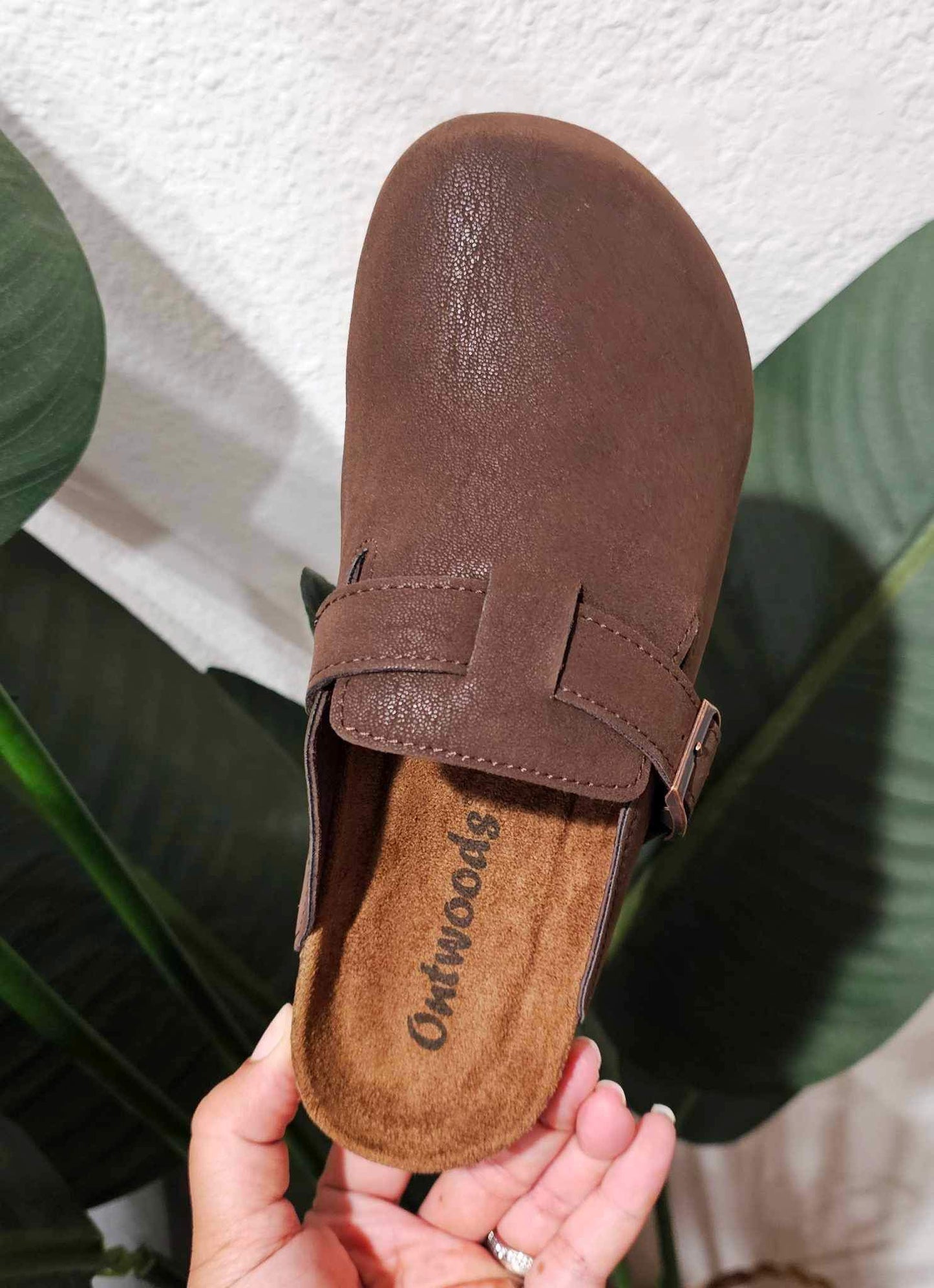 Brianna Clog in DK Brown