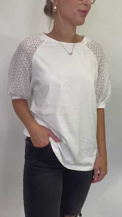 Taleese Eyelet Top