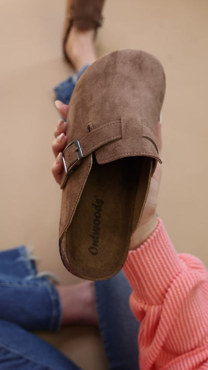 Brianna Suede Clog