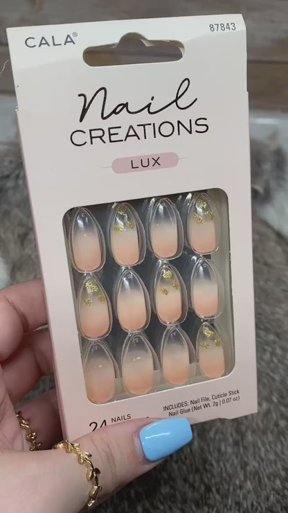 Lux 24pc Faux Nail Set